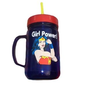 Wonder Woman Cup with Straw